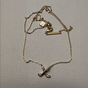 Kendra Scott Gold and Silver Hockey Stick Necklace